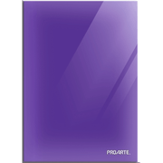 Carpeta con gusano violeta