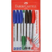 Bolígrafos Pasta Faber-Castell Trilux 7 un.