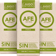 Pack 3 un. Jugo Natural Afe Pera 200 cc