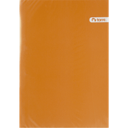 Carpeta plastificada naranja