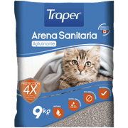 Arena Sanitaria Traper Aglutinante 9 kg