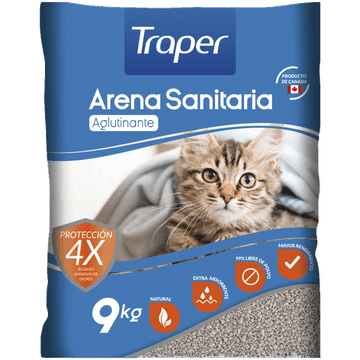 Arena gato Traper 9 kg