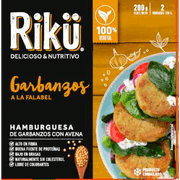 Hamburguesa Vegetal Rikü Garbanzos 200 g