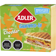 Queso Cheddar Adler Envasado Laminado 144 g