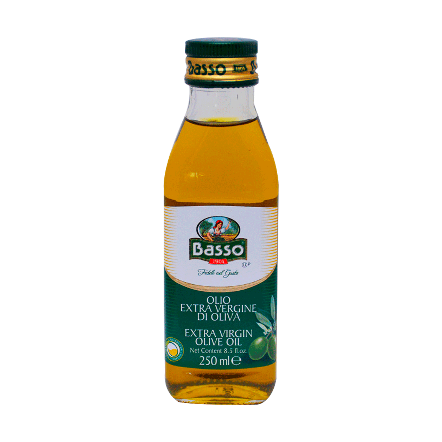 Aceite de oliva Basso 250 ml, extra virgen