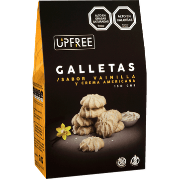 Galletas libre de gluten y lactosa vainilla 150 g