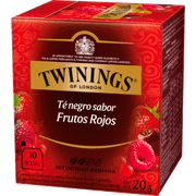 Té Negro Twinings Cuatro Frutos Rojos 10 un.