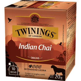 Té Twinings Caja 10 unid, Indian Chai