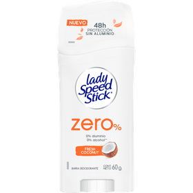 Desodorante Barra Lady Speed Stick Zero% Coconut 60 g