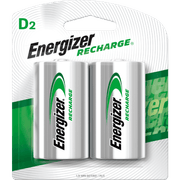 Pilas Recargables Energizer D2 - 2 un.