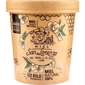 Miel de Abeja Apicola San Lorenzo Pote 500 g