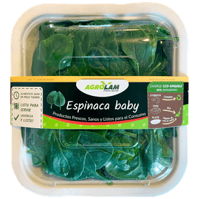 Espinaca Baby Agrolam Lista Para Servir 120 g