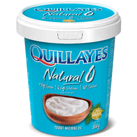 Yogurt Natural Quillayes 0% Pote 800 g