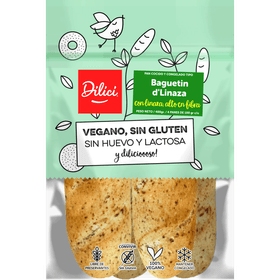 Pan Baguetin Dilici D´Linaza Sin Gluten 400 g