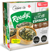 Mini Quiche Espinaca Queso Congelada 310 g