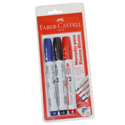 Marcador de Pizarra Faber-Castell 3 un.