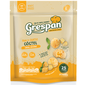 Pan Queso Grespan Original 400 g 25 un.