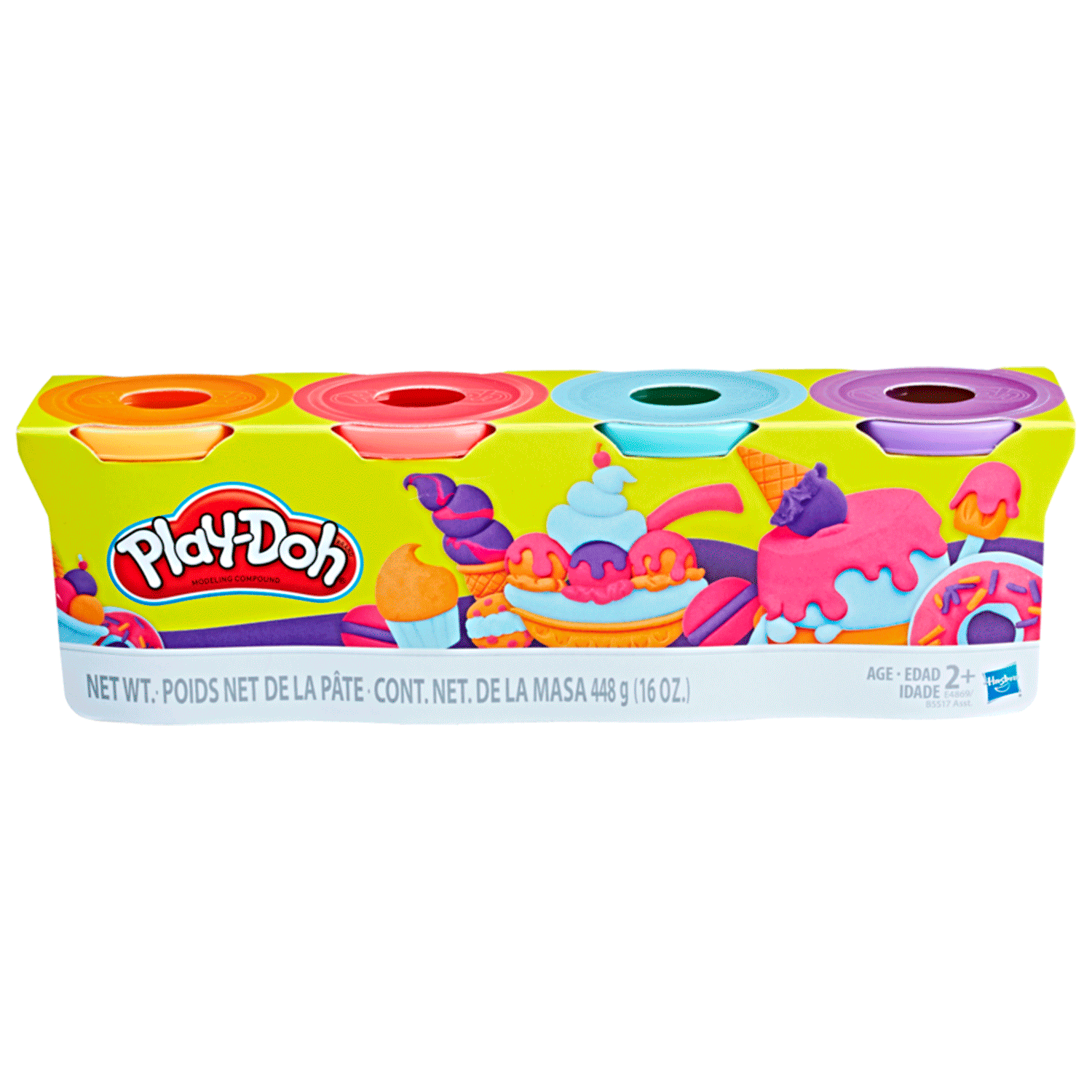 Pack de latas Playdoh 4 unid Jumbo