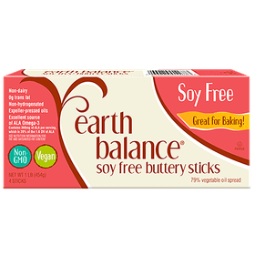 Mantequilla Vegana Earth Balance Barras Sin Soya 454 g