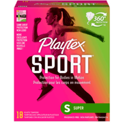 Tampones Playtex Sport Súper 18 un.