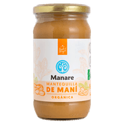 Mantequilla de Maní Manare Orgánica 360 g