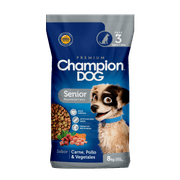 Alimento Perro Senior Champion Dog Carne, Pollo y Vegetales 8 kg