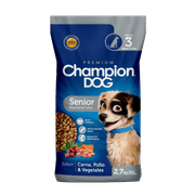 Alimento Perro Senior Champion Dog Carne, Pollo y Vegetales 2.7 kg