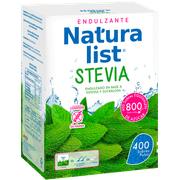 Endulzante Naturalist Stevia En Polvo 400 Sobres