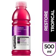 Pack 4 un. Agua Saborizada Vitamin Water 500 cc