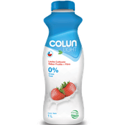 Leche Cultivada Colun Light 0% + Fibra Frutilla 1 L