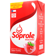 Leche Soprole Semidescremada Frutilla 1 L