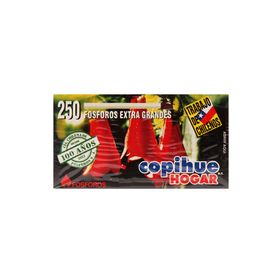 Fósforos Copihue Extra Grandes Caja 250 un.