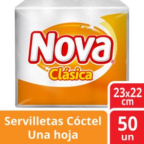 Servilleta Nova Clásica Cóctel 50 un.
