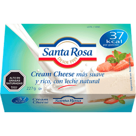 Queso Crema Santa Rosa Reducido En Calorías 227 g