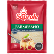 Queso Rallado Parmesano Soprole 80 g