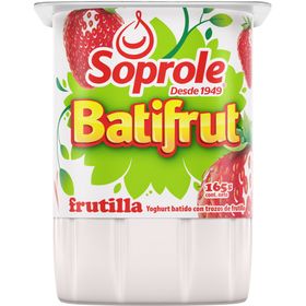 Yogurt Soprole Batifrut Trozos Frutilla 165 g
