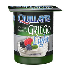 Yogurt Griego Quillayes Light Berries 110 g