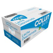 Pack 12 un. Leche Colun Descremada Sin Tapa 1 L