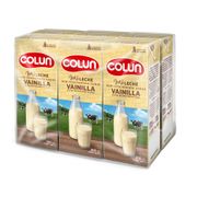 Pack 6 un. Leche Colun Semidescremada Vainilla 200 cc