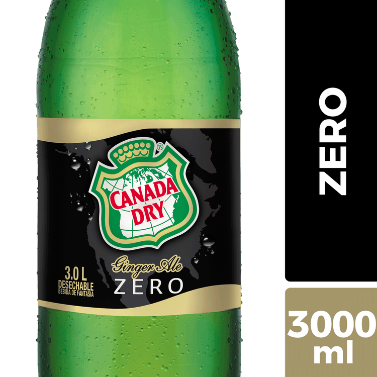 Bebida Canada Dry Ginger Ale zero 3 L