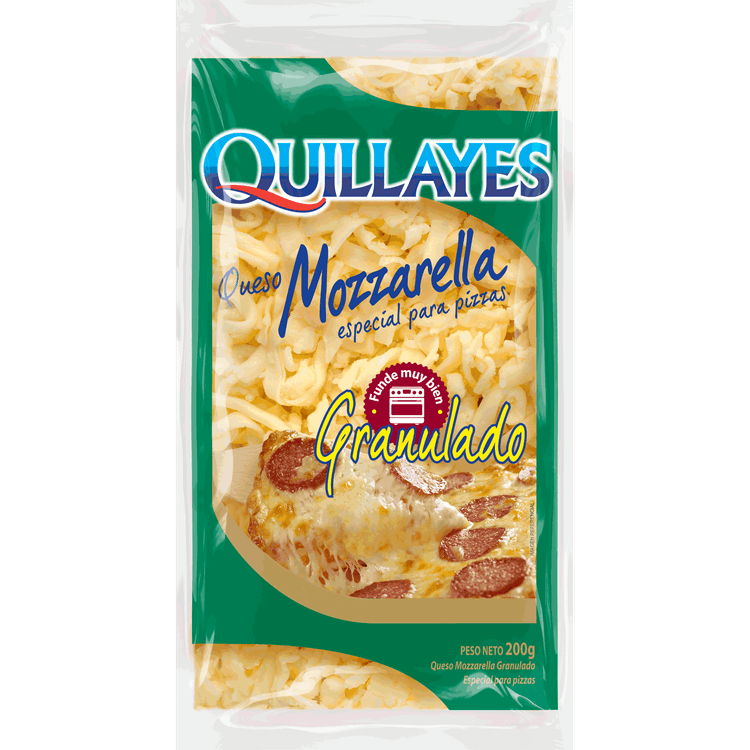 Queso Granulado Quillayes Mozzarella, 200 G 