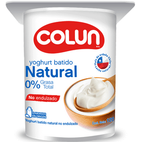 Yoghurt natural no endulzado 120 g