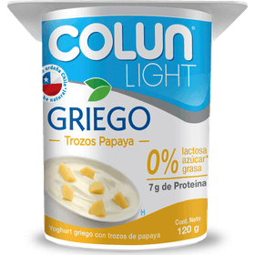 Yogurt Griego Colun Light Papaya 120 g