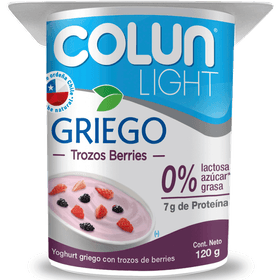 Yogurt Griego Colun Light Berries 120 g