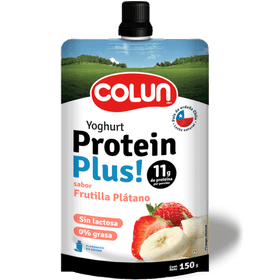 Yogurt Colun Protein Plus Frutilla-Plátano 150 g