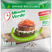 Hamburguesa vegana de lentejas 100 g