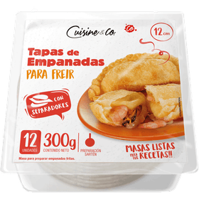 Tapas Empanadas Para Freír Cuisine & Co 300 g