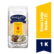 Arroz Grado 1 Banquete Premium Grano Largo y Ancho 1 kg