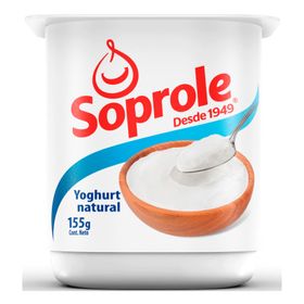 Yogurt Natural Soprole Aflanado 155 g