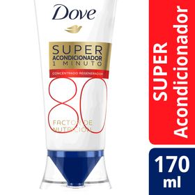 Super Acondicionador Dove 1 Min Regeneración Extrema 170 ml